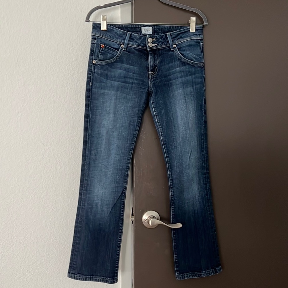 Hudson Jeans Women's Straight Leg Dark Blue Denim